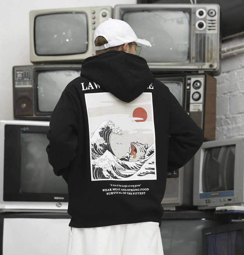 Law Of Nature Hoodie - Black