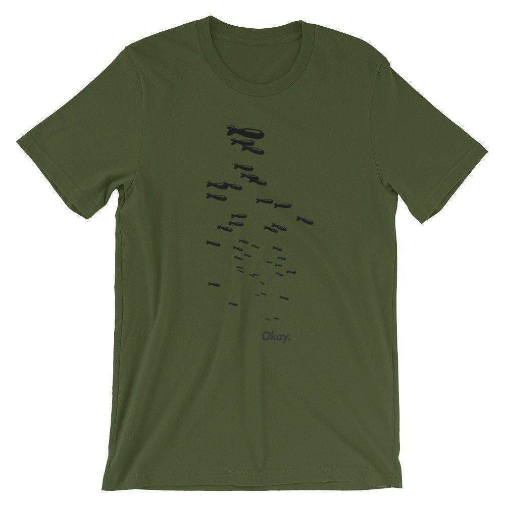 Okay. Tee - 6 Colors-T-Shirt's-TheRunUp-Olive-S-[option4]-[option-5]