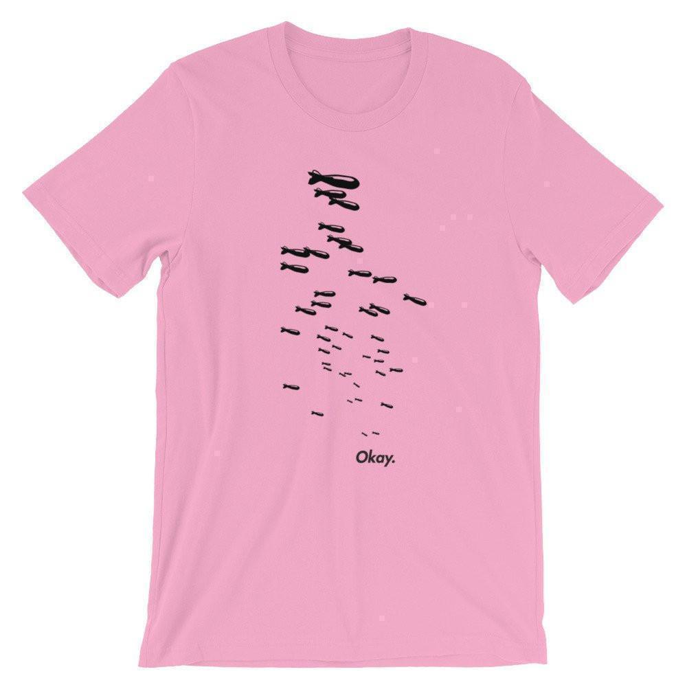 Okay. Tee - 6 Colors-T-Shirt's-TheRunUp-Pink-S-[option4]-[option-5]