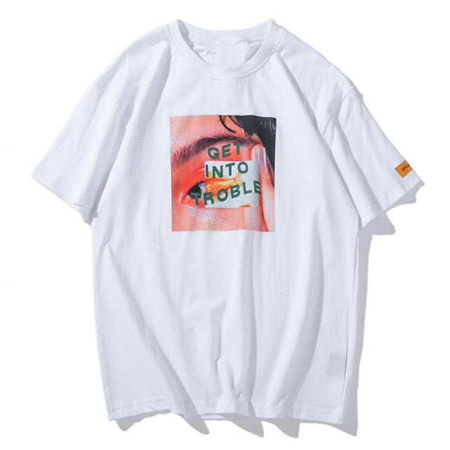 Troubled One Tee - White