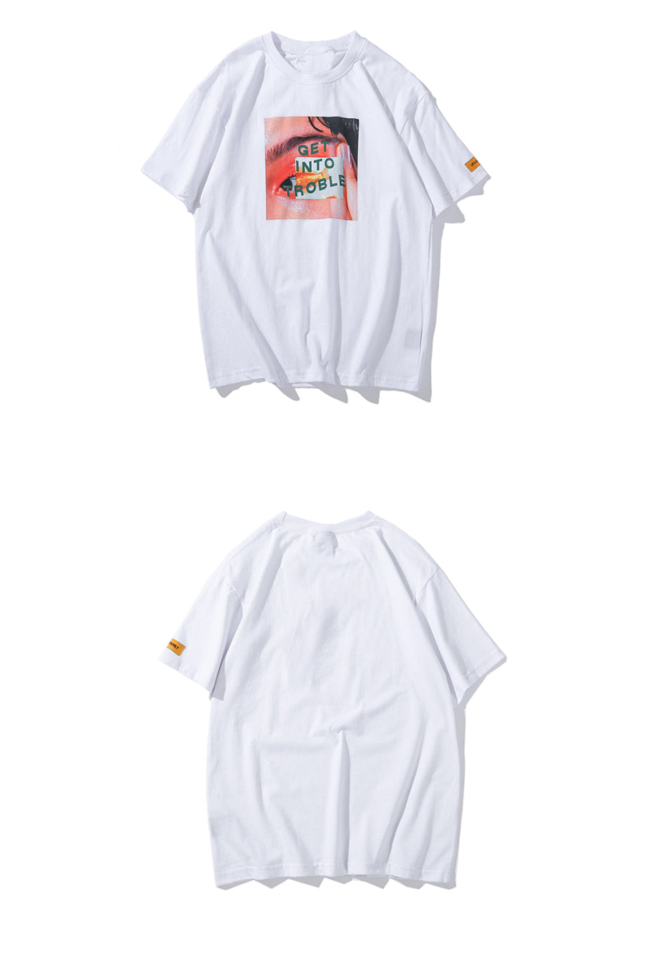 Troubled One Tee - White