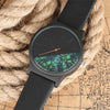 Black Flora Quartz Watch