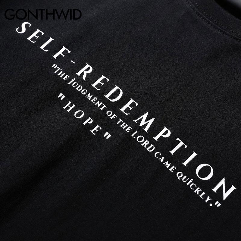Self Redemption Tee - Black-T-Shirt's-TheRunUp-[option4]-[option-5]